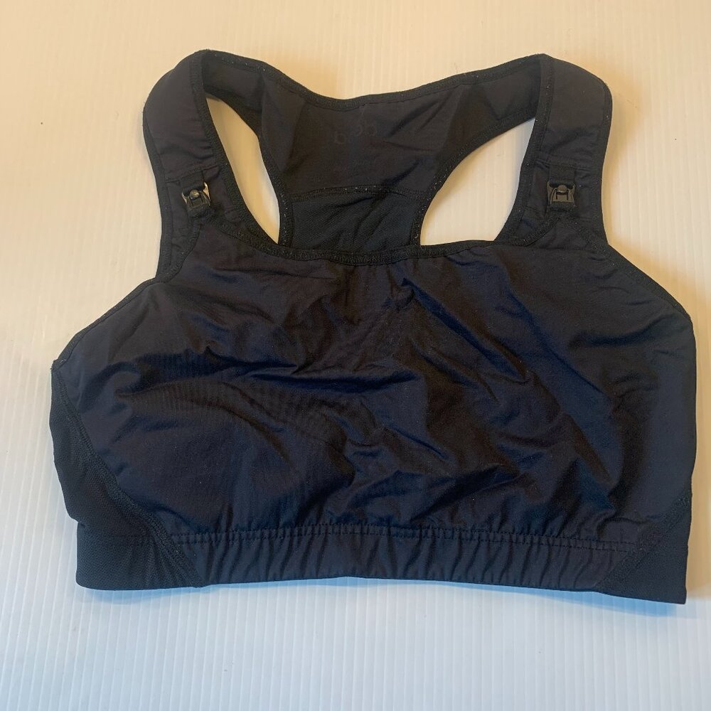 Size XL maternity feeding bra in black